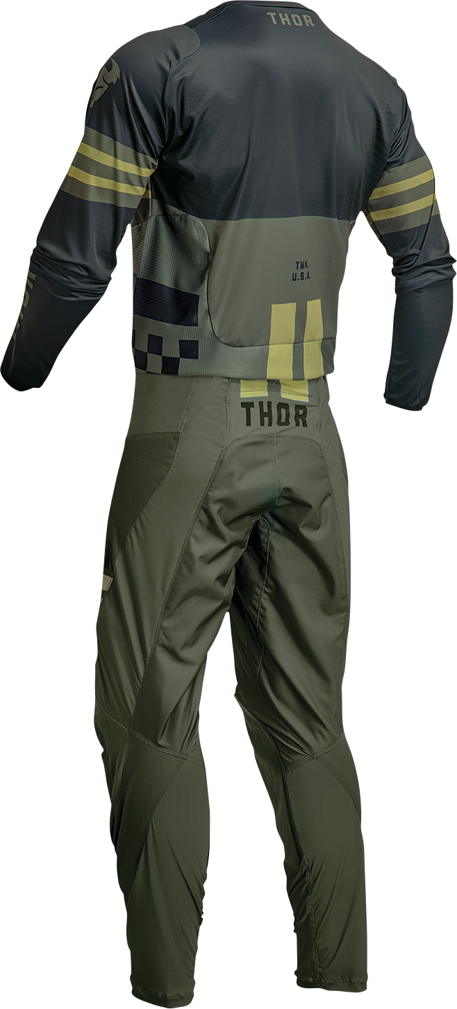 THOR Youth Pulse Combat Jersey - Army - Large 2912-2183