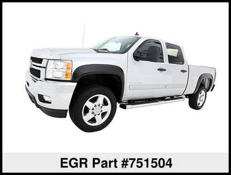 EGR 07-13 Chev Silverado 6-8ft Bed Rugged Look Fender Flares - Set (751504) 751504