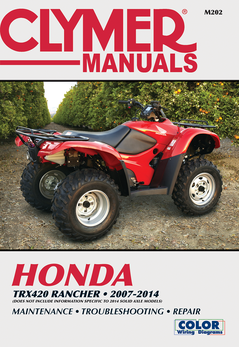 CLYMER Manual - Honda TRX420 '07-'14 CM202