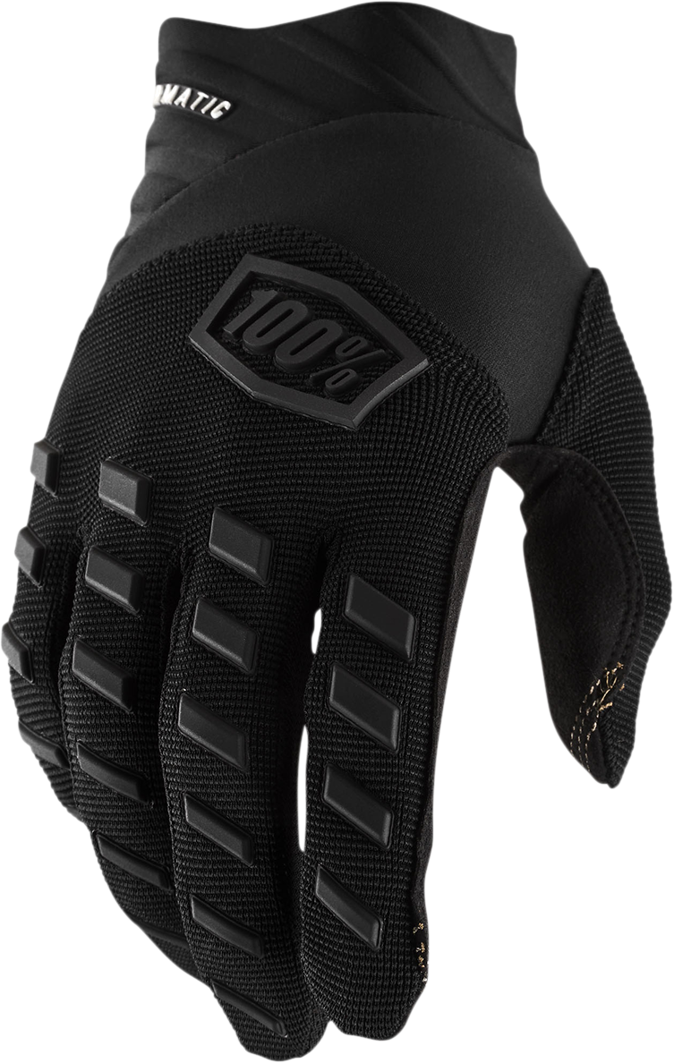 100% Youth Airmatic Gloves - Black/Charcoal - Large 10001-00002