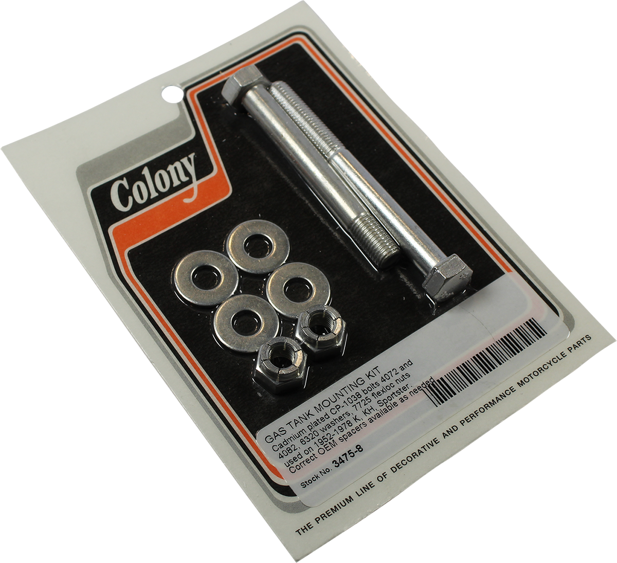 COLONY Gas Tank Bolt Nut Kit 3475-8