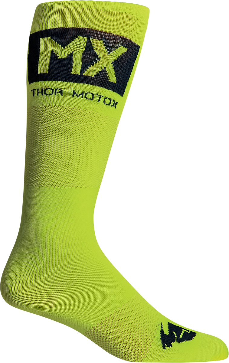 Calcetines THOR Youth MX Cool - Ácido/Medianoche - Talla 1-6 3431-0663 