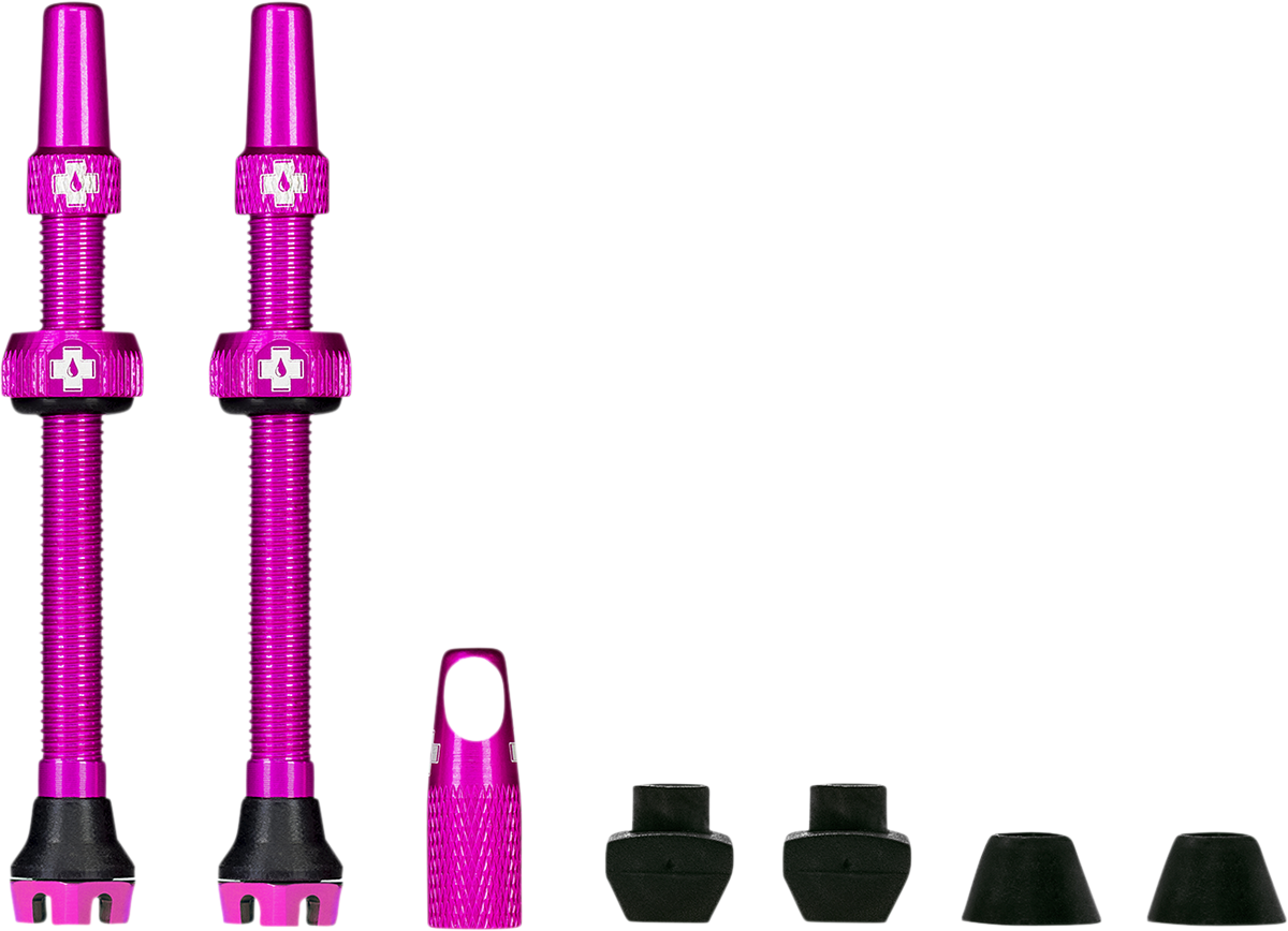 MUC-OFF USA Tubeless Valve Stems - Pink 20427