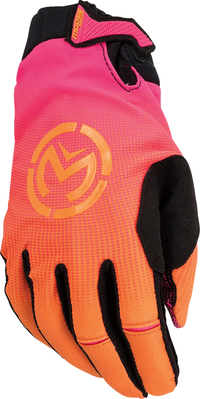 MOOSE RACING SX1™ Gloves - Pink/Orange - Large 3330-7329
