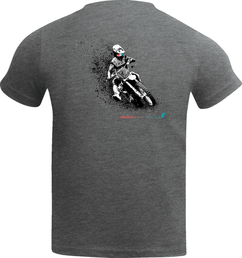 THOR Youth Charge T-Shirt - Dark Heather Gray - Small 3032-3736