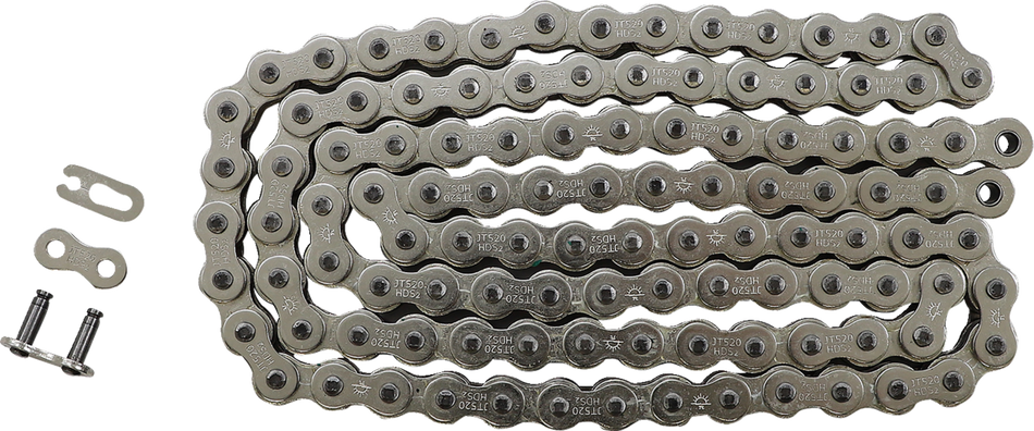 JT CHAINS 520 HDS - Ultimate Competition Chain - Nickel - 110 Links JTC520HDSNN110S
