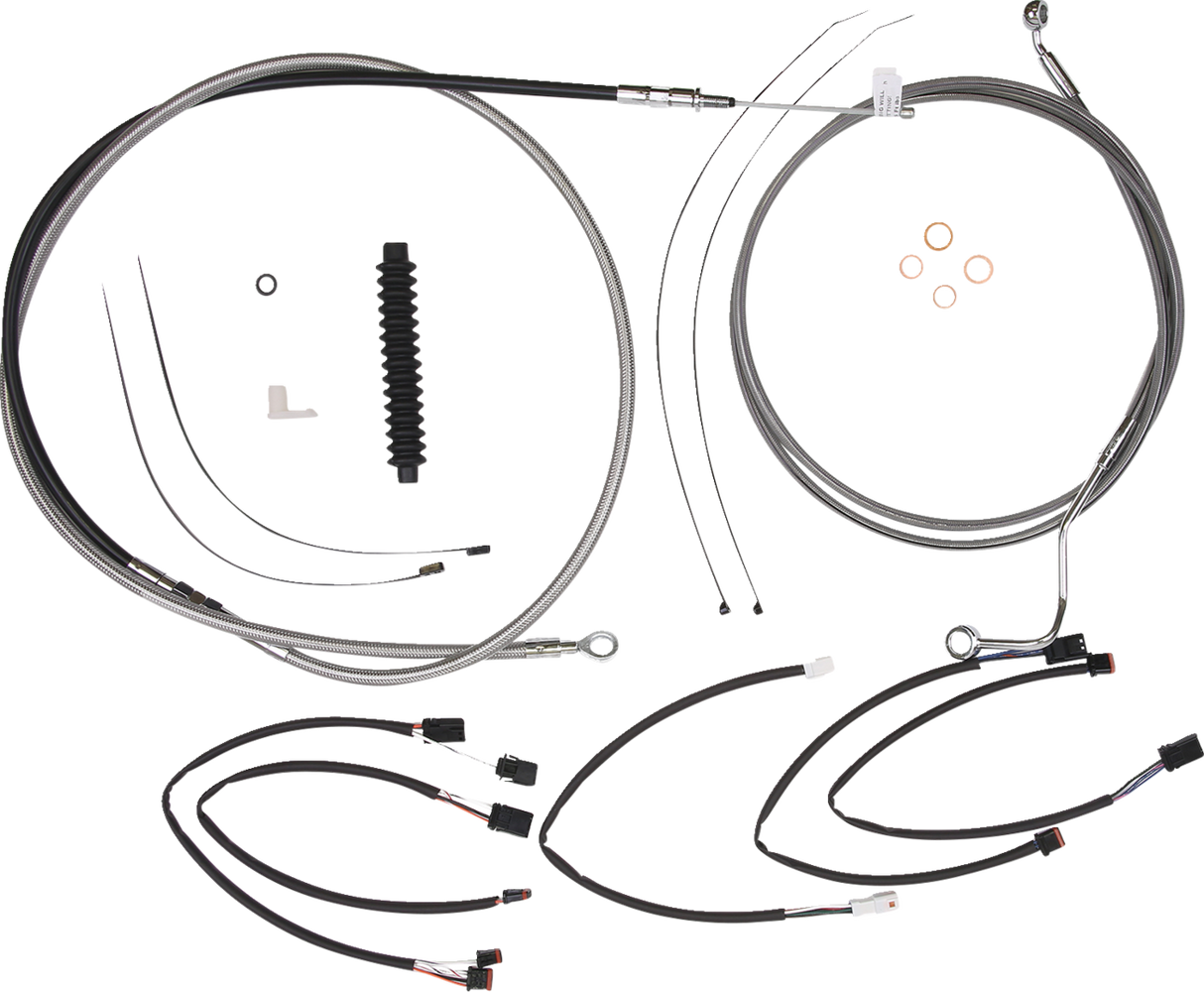 MAGNUM Control Cable Kit - XR - Stainless Steel/Chrome 5891021