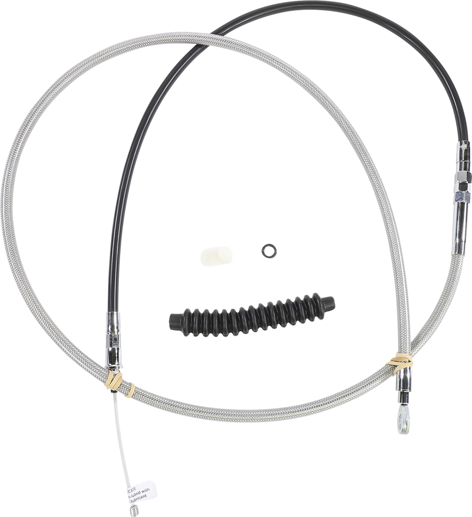 DRAG SPECIALTIES Clutch Cable - Braided 5322412HE