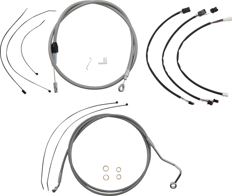 MAGNUM Control Cable Kit - XR - Stainless Steel/Chrome 5891152