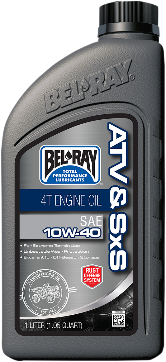 Aceite mineral BEL-RAY ATV y SxS 10W-40 - 1L 99050-B1LW 