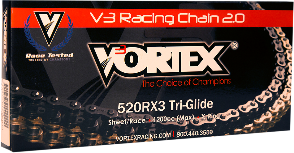 VORTEX 520 RX3 - Cadena de transmisión - 120 eslabones 520RX3-120 