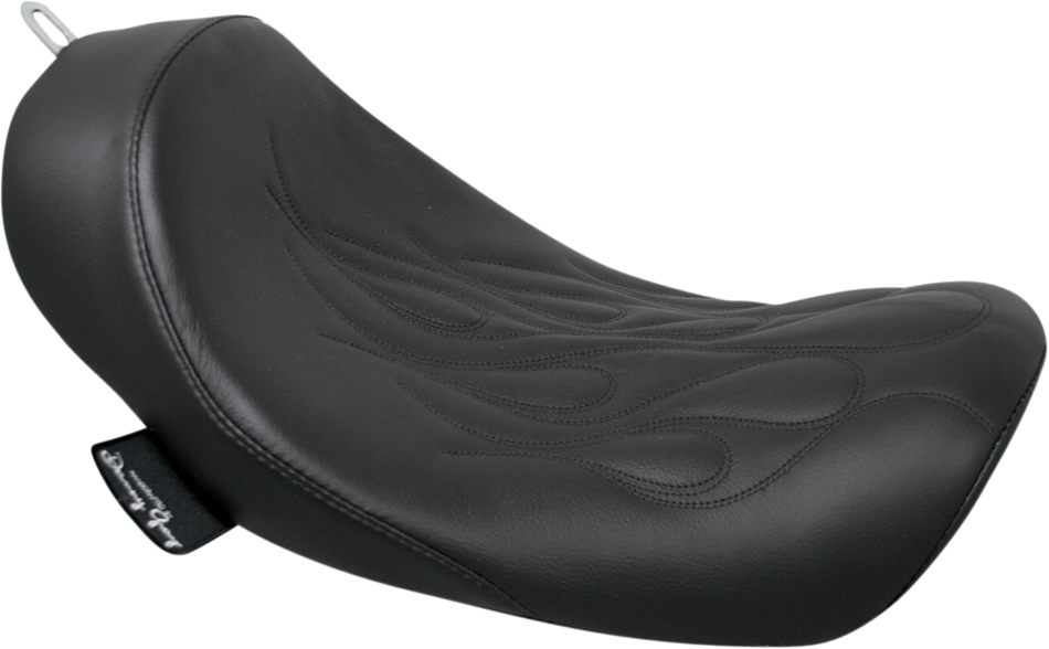 DANNY GRAY Buttcrack™ Solo Seat - Black - Flame Stitched - FXD '06-'17 22-603F