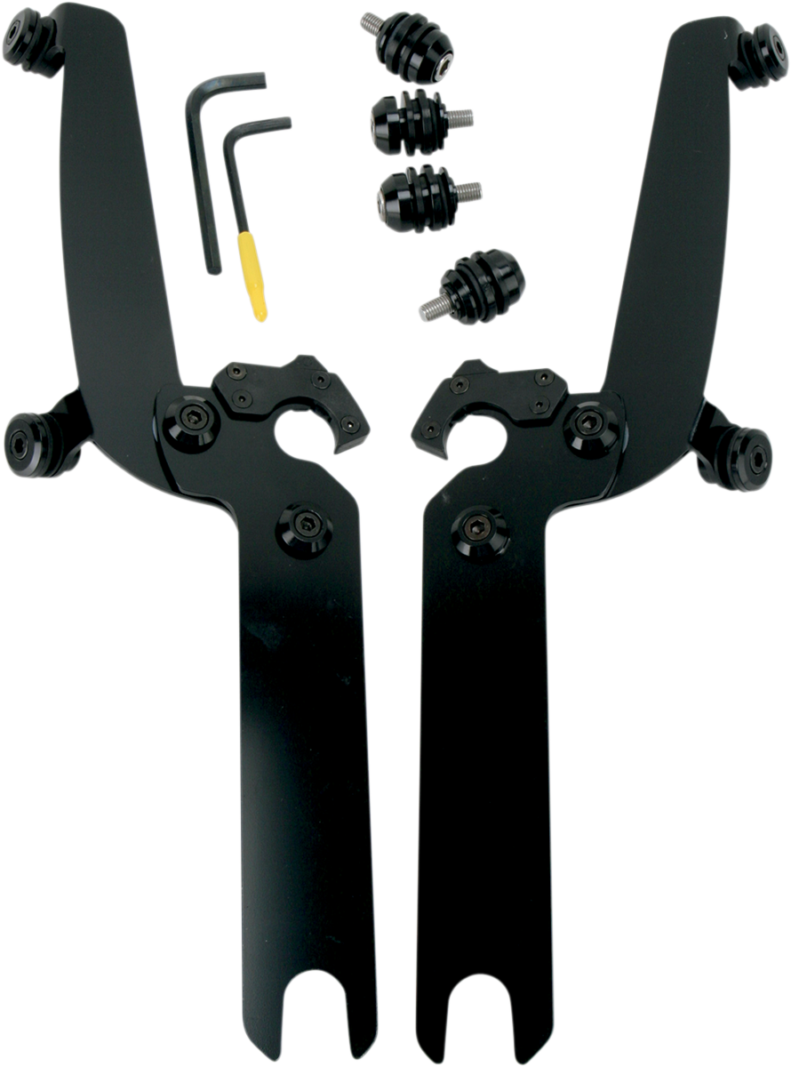 MEMPHIS SHADES Sportshield Trigger-Lock Mounting Kit - Black - Covered MEB8922