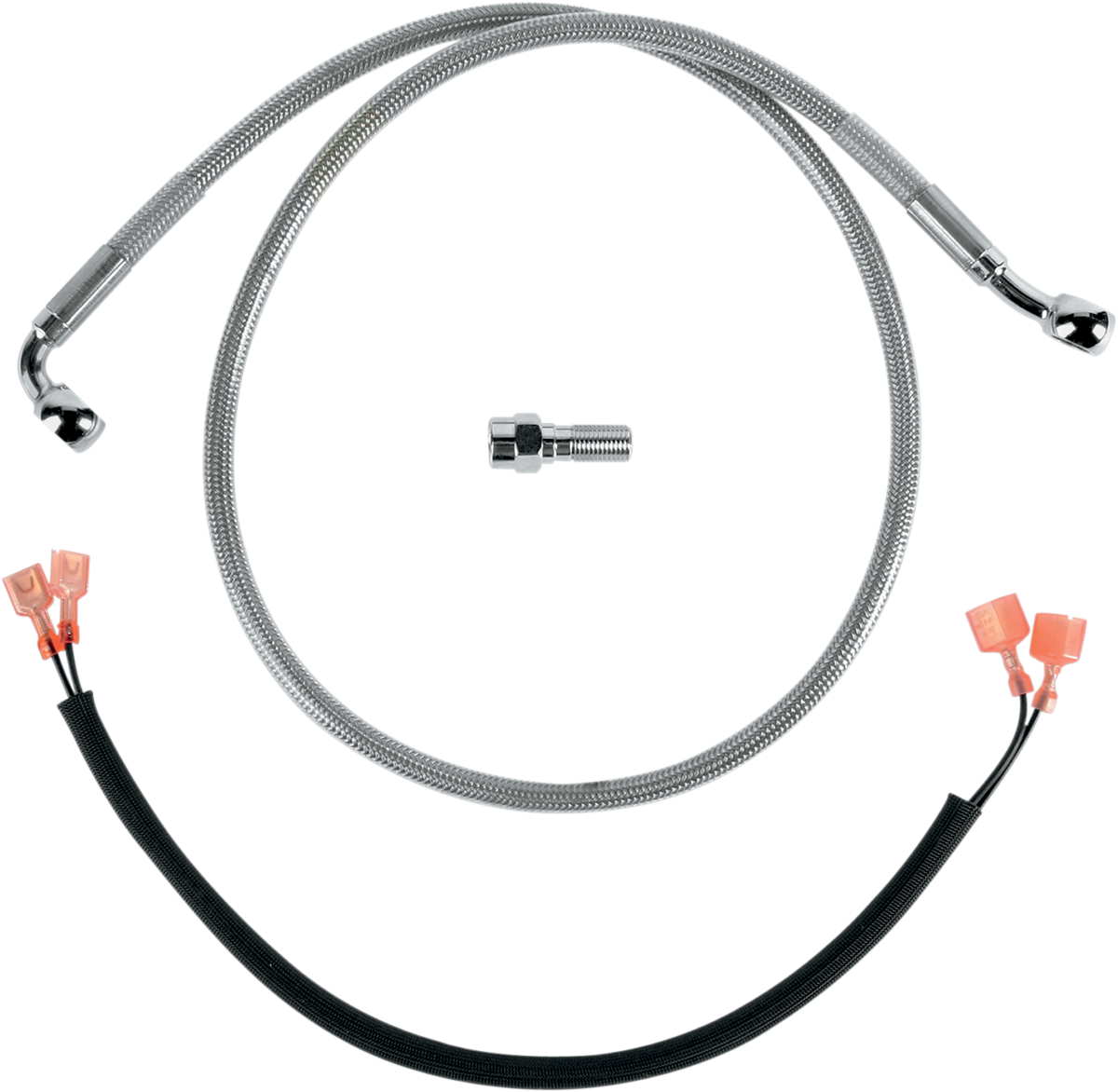 DRAG SPECIALTIES Brake Line - Rear - Stainless Steel 640222