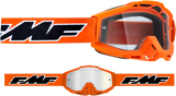 FMF PowerBomb Goggles - Rocket - Orange - Clear F-50036-00003 2601-2974