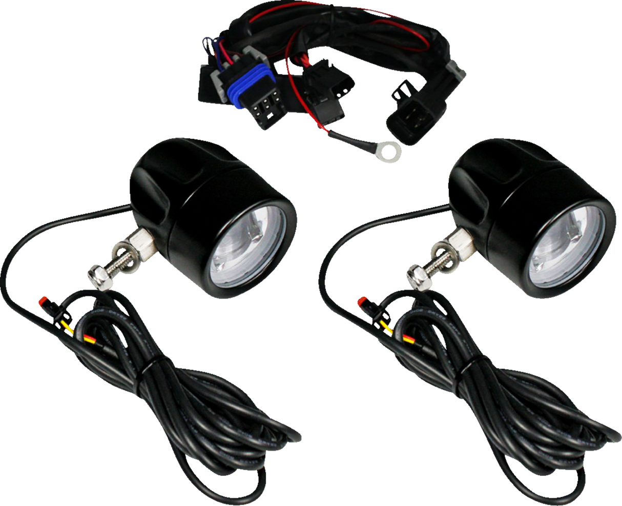 CUSTOM DYNAMICS Fog Light - Black PB-FOG-CHAL-B