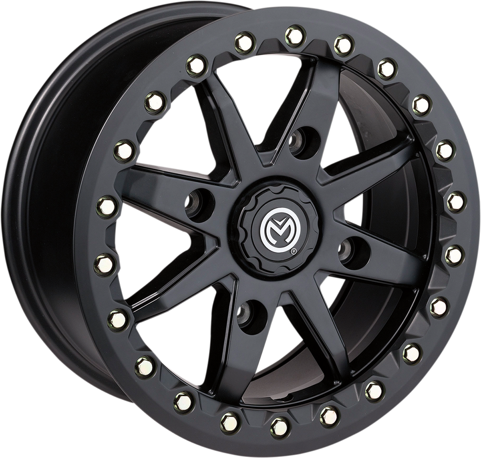 MOOSE UTILITY Wheel - 544X Beadlock - Front/Rear - Black - 14x7 - 4/110 - 5+2 544BL147110SB54