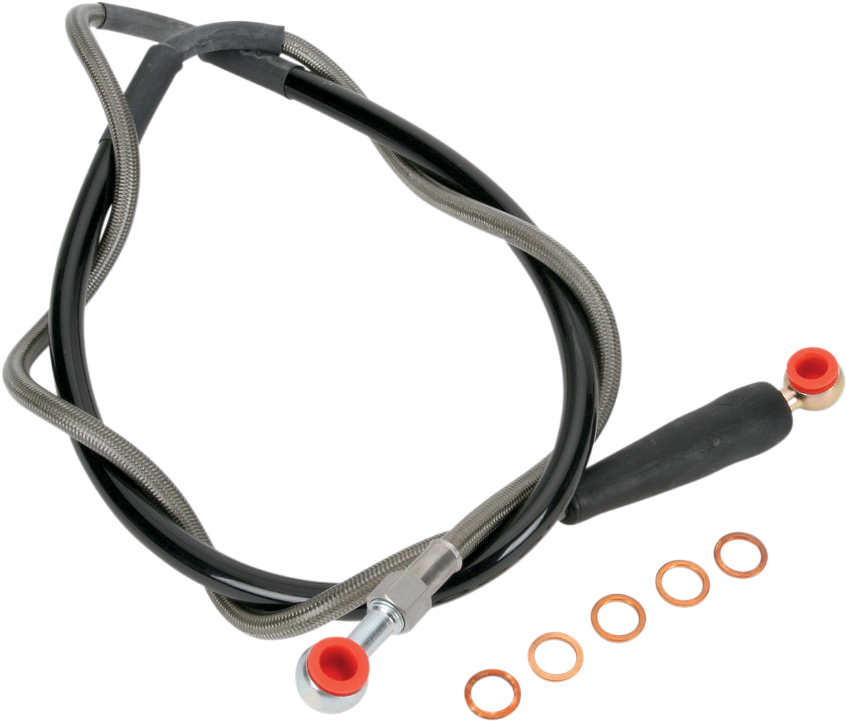 MOOSE RACING Brake Line - Front - Stainless Steel - Husaberg/Husqvarna/KTM K01-1-028/P