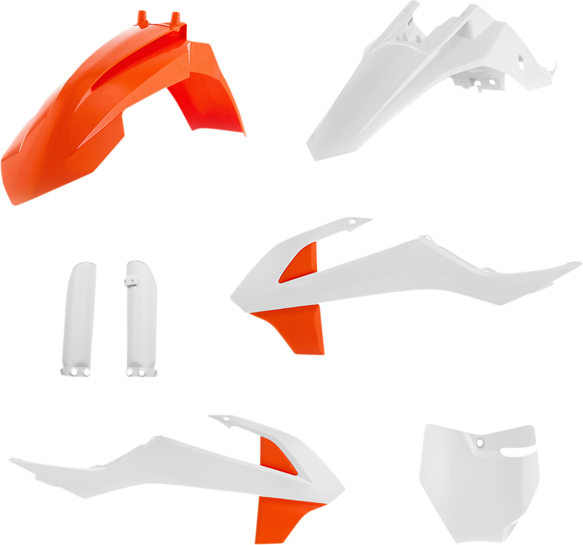 Kit de carrocería de repuesto completo ACERBIS - OEM naranja/blanco 2791527118 