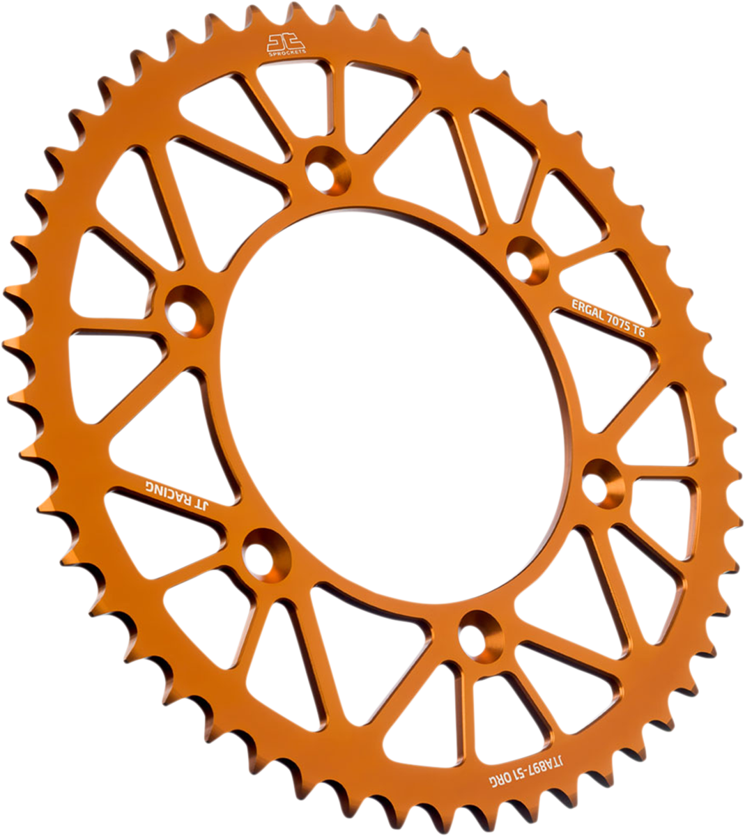 JT SPROCKETS Rear Sprocket - Orange - 51-Tooth JTA897.51ORG