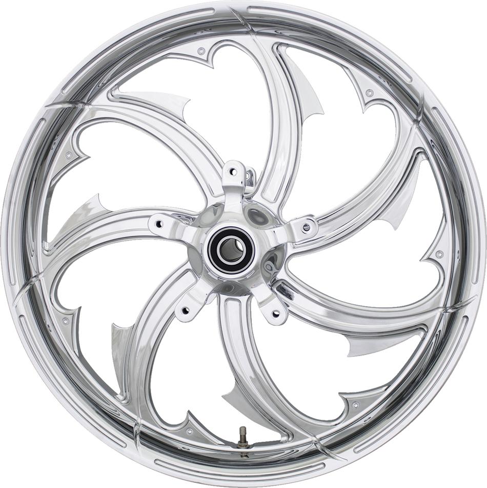 COASTAL MOTO Rear Wheel - Fury - Single Disc/ABS - Chrome - 16"x5.50" - FL 4502-FRY-165-CH