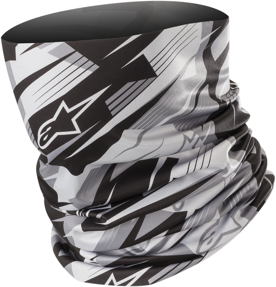 ALPINESTARS Neck Tube - Blurred - Black/Light Gray 4759019104