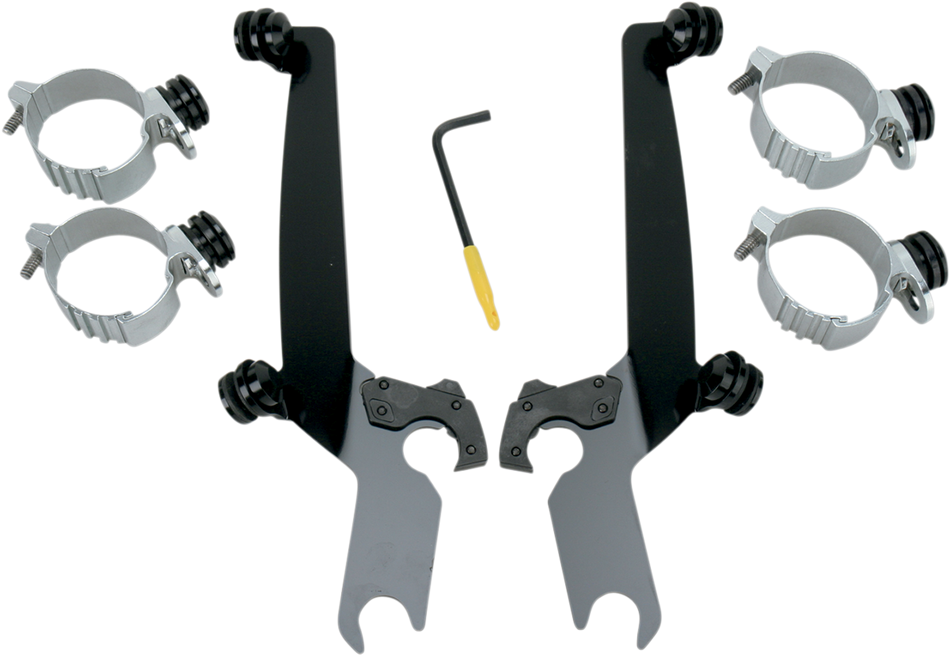 MEMPHIS SHADES Sportshield Trigger-Lock Mounting Kit - Black MEB8928