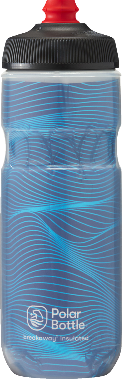 POLAR BOTTLE Breakaway Insulated Bottle - Bolt - Blue/Silver - 20 oz. INB20OZ15
