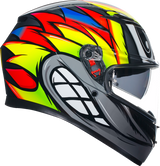 AGV K3 Helmet - Birdy 2.0 - Gray/Yellow/Red - Large 2118381004012L