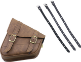 WILLIE & MAX LUGGAGE Softail Swing Arm Bag - Brown 59777-08