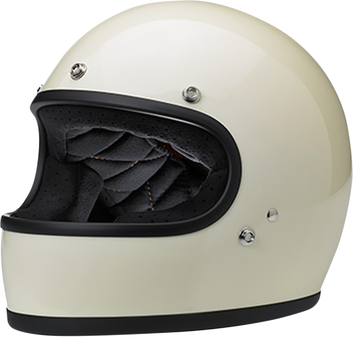 BILTWELL Gringo Helmet - Gloss Vintage White - 2XL 1002-102-106