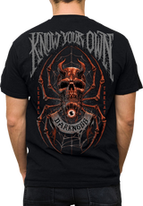 LETHAL THREAT T-Shirt „Know Your Darkness“ – Schwarz – Größe L LT20902L 