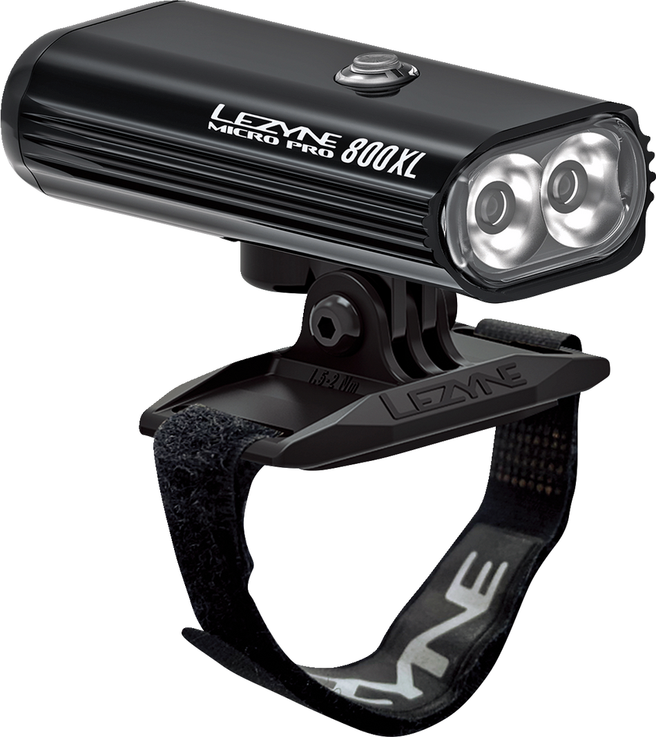 LEZYNE Micro Drive Pro 800XL Helmet Light - LED - 800 lumen 1LED25HV204