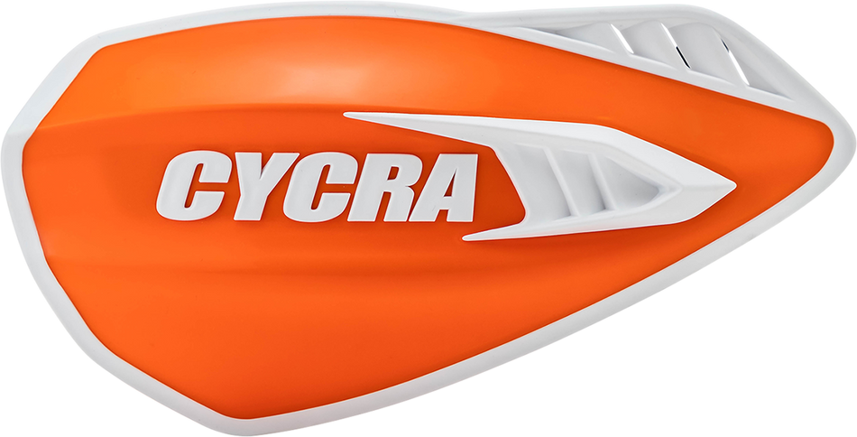 CYCRA Handguards - Cyclone - Orange/White 1CYC-0056-203