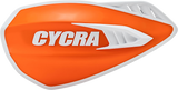 CYCRA Handguards - Cyclone - Orange/White 1CYC-0056-203