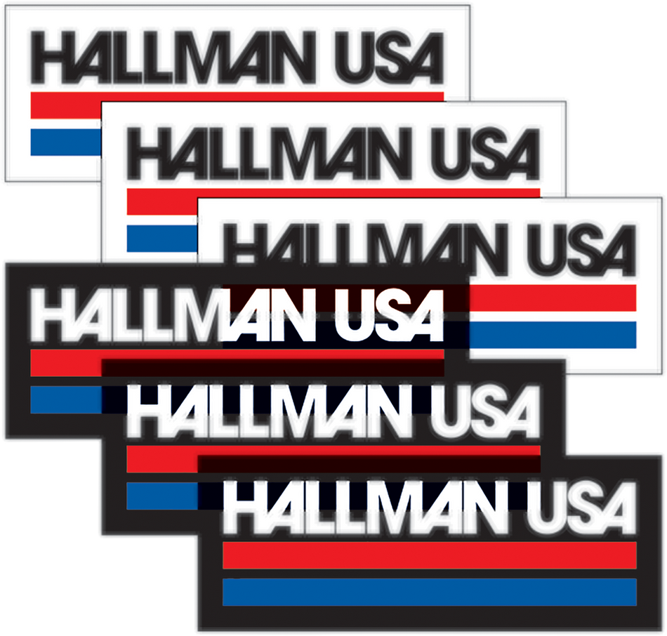 Hoja de calcomanías THOR - Hallman USA - Paquete de 6 4320-2457 