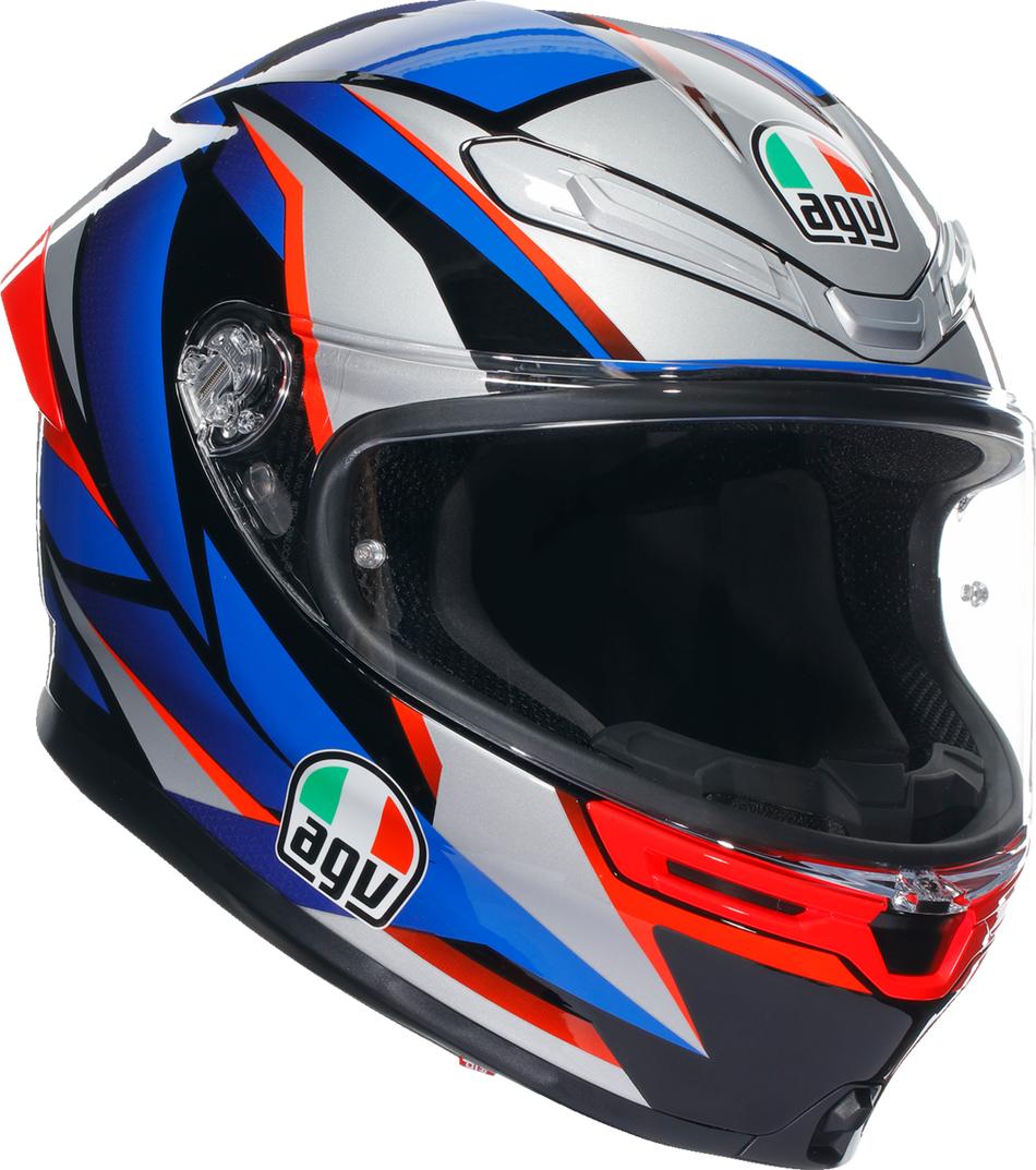 AGV K6 S Helmet - Slashcut - Black/Blue/Red - Small 2118395002015S