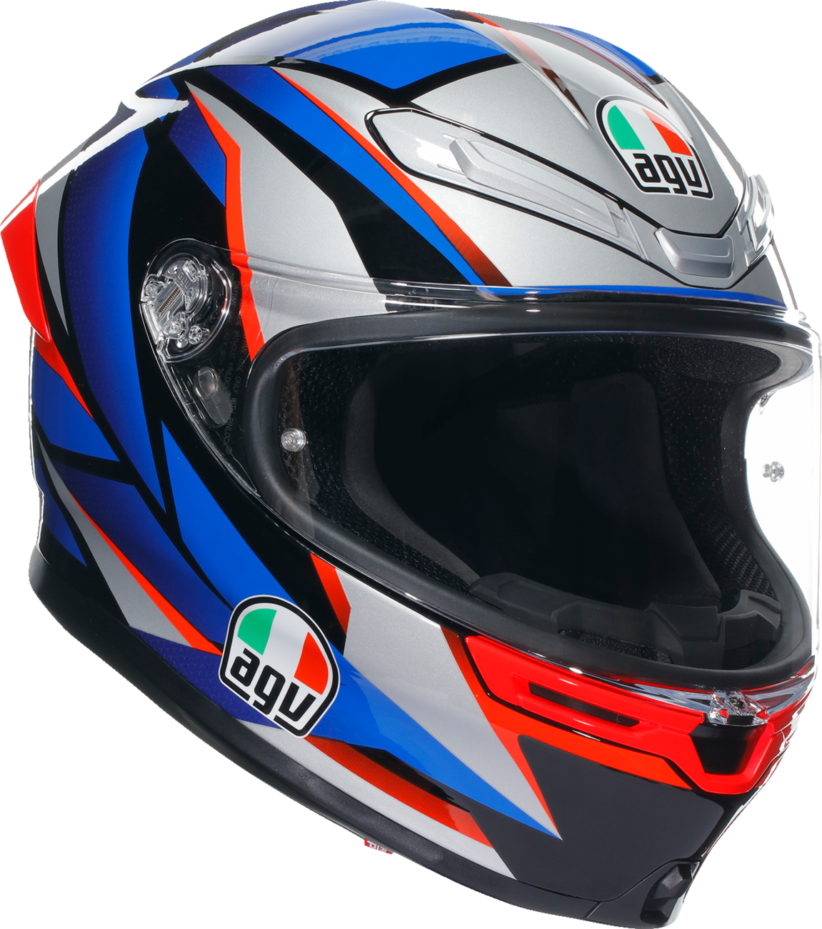 AGV K6 S Helm - Slashcut - Schwarz/Blau/Rot - 2XL 21183950020152X