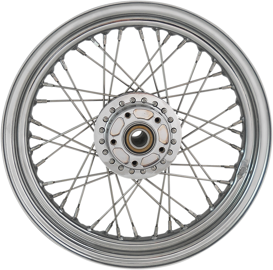DRAG SPECIALTIES Front Wheel - Single Disc/ABS - Chrome - 16"x3.00" - '14+ 1200C/1200X N/F FXDWG MODELS 64551
