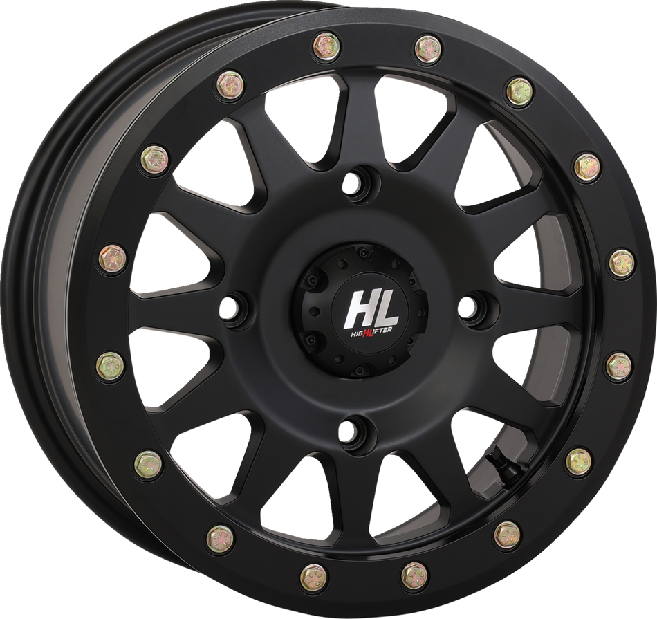HIGH LIFTER Wheel - HLA1 Beadlock - Front/Rear - Matte Black - 15x7 - 5/4.5 - 5+2 (+40 mm) 15HLA1-1445