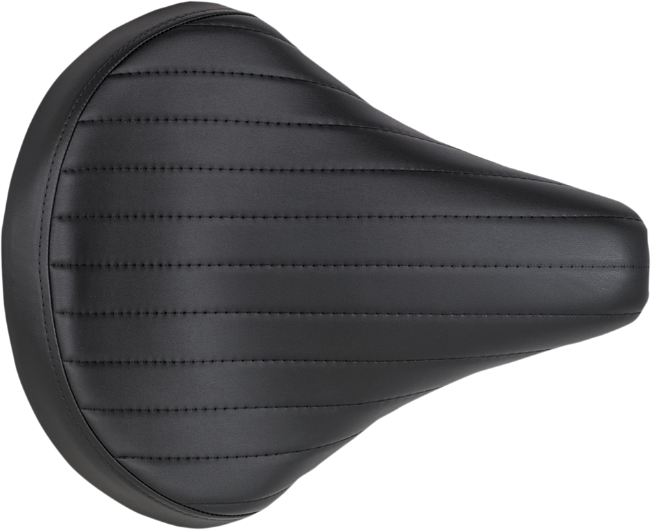 BILTWELL Solo 2 Seat - Black - Tuck and Roll 4004-105