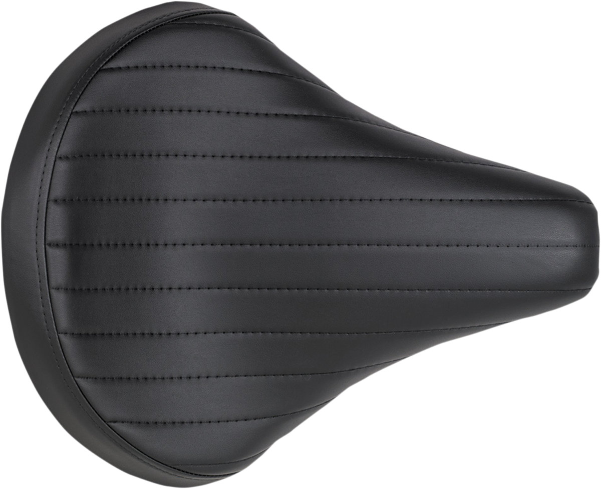 BILTWELL Solo 2 Seat - Black - Tuck and Roll 4004-105