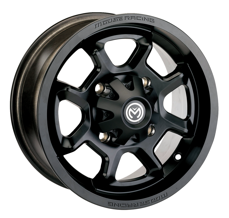 MOOSE UTILITY Wheel - 415X - Front - Black - 12x7 - 4/110 - 4+3 415MO127110MB4