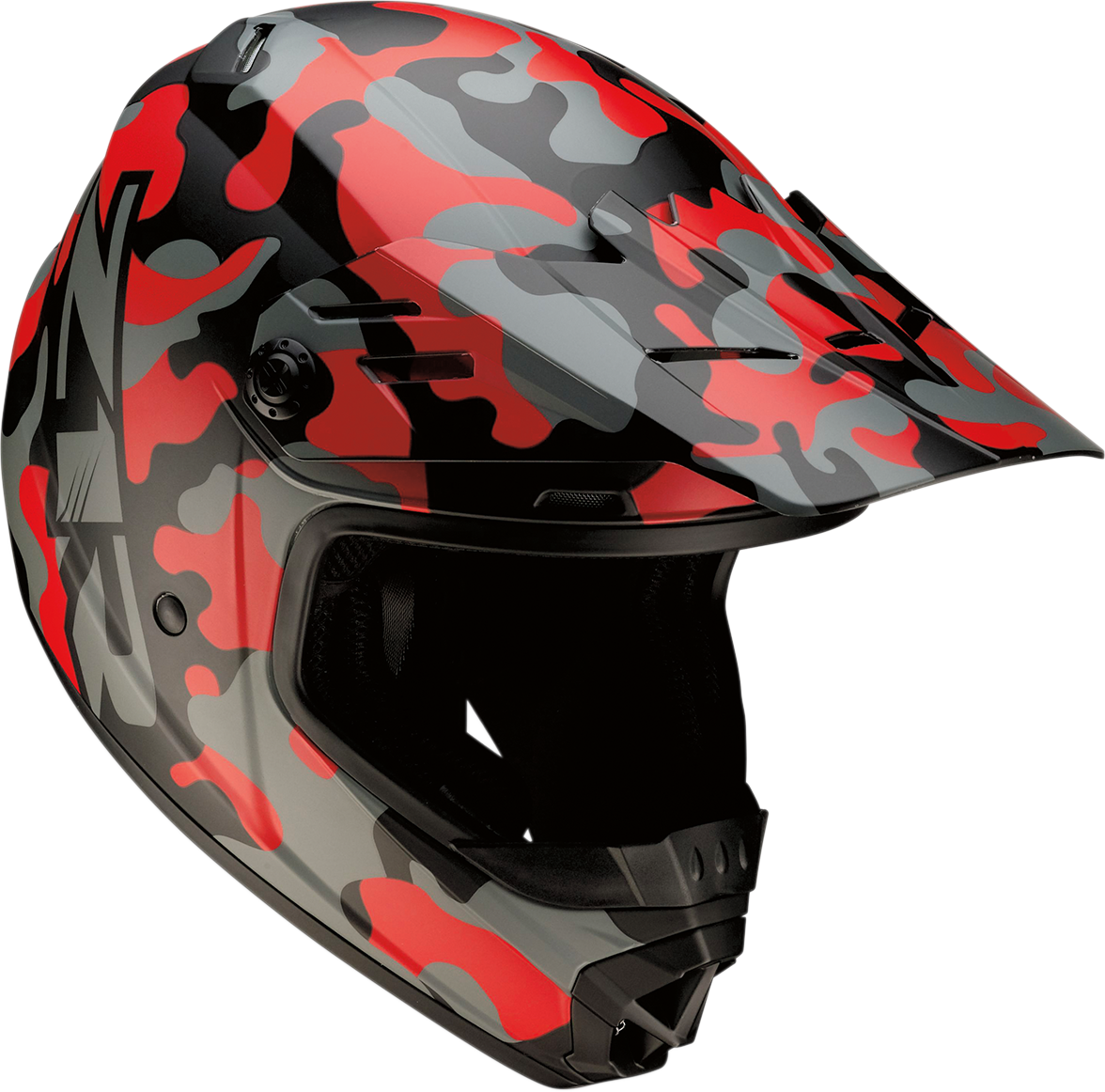 Casco Z1R Youth Rise - Camuflaje - Rojo - Grande 0111-1266 