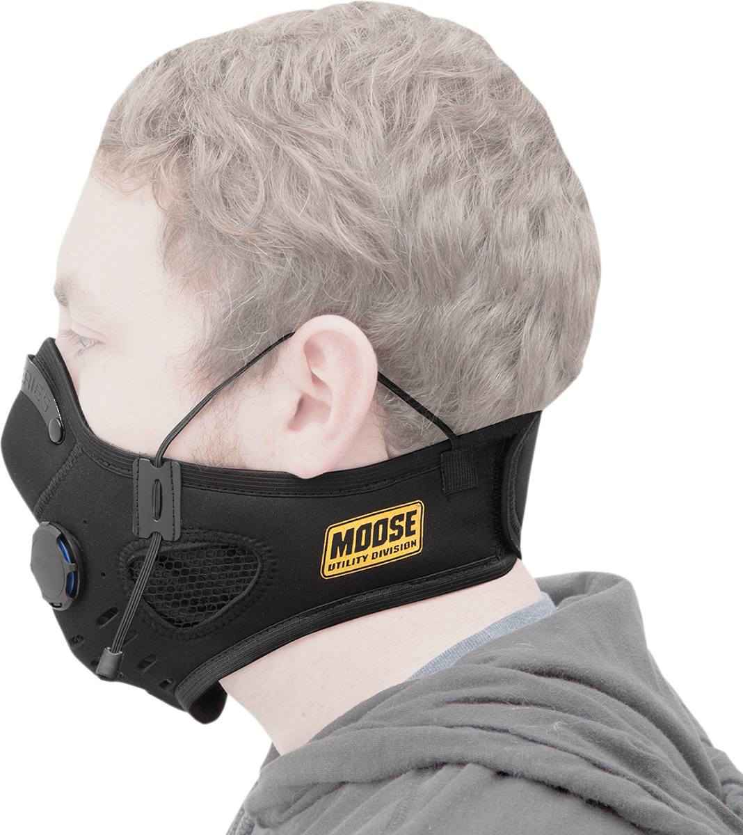 MOOSE UTILITY Rider Dust Mask - Black MEDMBLK