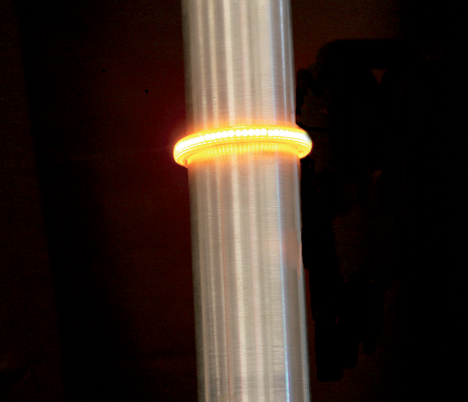 Luces de horquilla CUSTOM DYNAMICS WRAPZ® - 39 mm - Lente ámbar TW39AA 