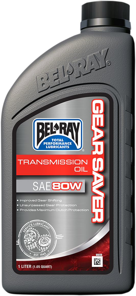 BEL-RAY Gear Saver Transmission Oil - 80wt - 1L 99250-B1LW