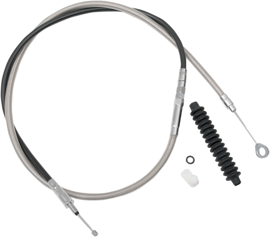 DRAG SPECIALTIES Clutch Cable - Braided 5321606HE