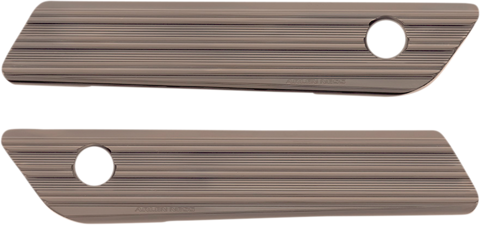 ARLEN NESS Saddlebag Latch Covers - Titanium 03-617