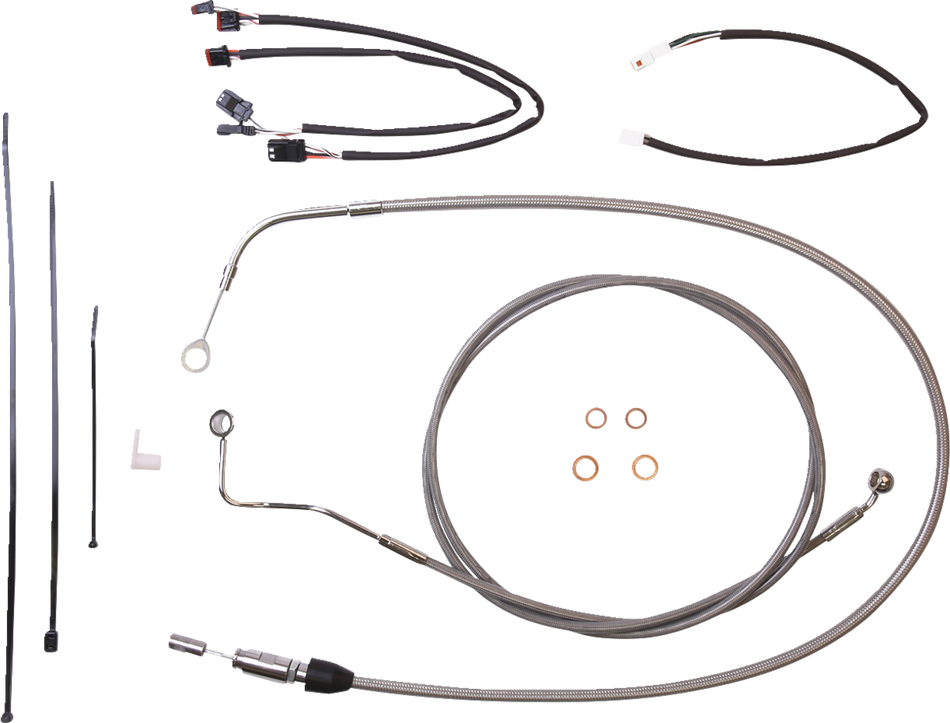 MAGNUM Control Cable Kit - XR - Stainless Steel/Chrome 5891171